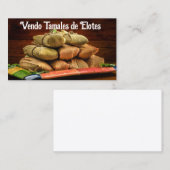 Carte De Visite Tamales de elotes (Devant / Derrière)