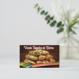 Carte De Visite Tamales de elotes