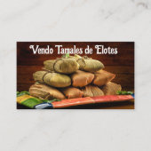 Carte De Visite Tamales de elotes (Devant)