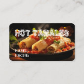 Carte De Visite Tamales doux et ragoût (Devant)