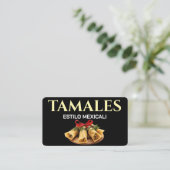Carte de visite Tamales Estilo Mexicali (Debout devant)