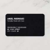 Carte De Visite Tamales maison (Dos)