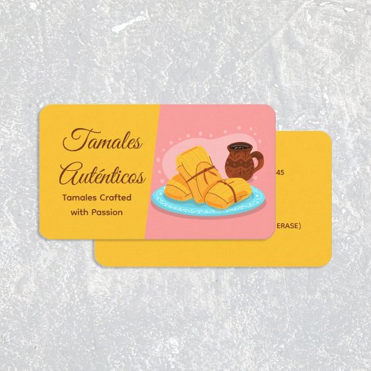 Carte De Visite Tamales mexicains