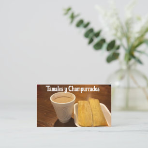 Carte De Visite Tamales y champurrados