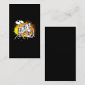 Carte De Visite Tambour à tambour coloré (Devant / Derrière)