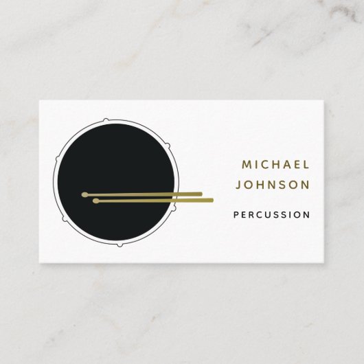 Carte De Visite Tambours (Devant)