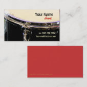 Carte de visite tambours (Devant / Derrière)