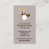 Carte de visite tambours (Devant)