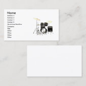 Carte De Visite tambours (Devant / Derrière)