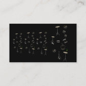 Carte De Visite tambours (Dos)