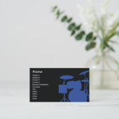 Carte De Visite Tambours - affaires (Debout devant)