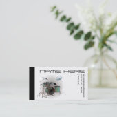 Carte De Visite tambours de raffinage (Debout devant)