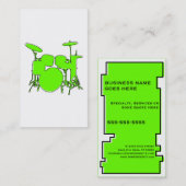 Carte De Visite tambours d'oddRex (Devant / Derrière)