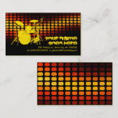 Carte De Visite tambours : musicmeterz (Devant / Derrière)