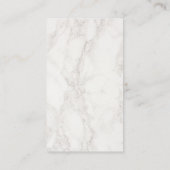 Carte De Visite Tambours professeur de musique | Batteur élégant (Dos)