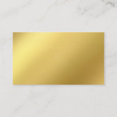 Carte De Visite Tambours professeur de musique | Batteur Gold (Dos)