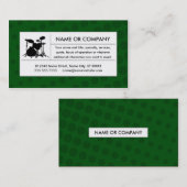 Carte De Visite tambours tramés (Devant / Derrière)