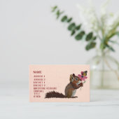 CARTE DE VISITE TAMIA & PAPILLON (Debout devant)