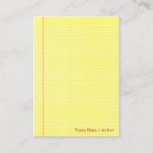 Carte De Visite Tampon (Devant)