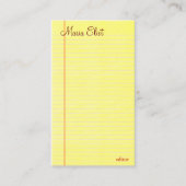 Carte De Visite Tampon (Devant)