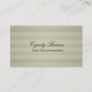 Carte de visite Tan Stripe