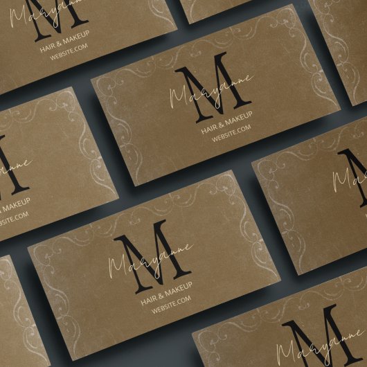 Carte De Visite Tan vintage