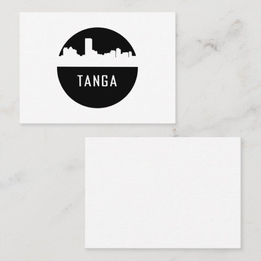 Carte De Visite Tanga (Devant / Derrière)