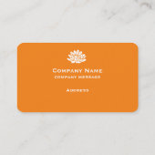 Carte de visite Tangerine personnalisable (Dos)