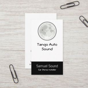 Carte De Visite Tango de Luna de lune