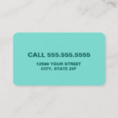 Carte De Visite Tannage (Dos)