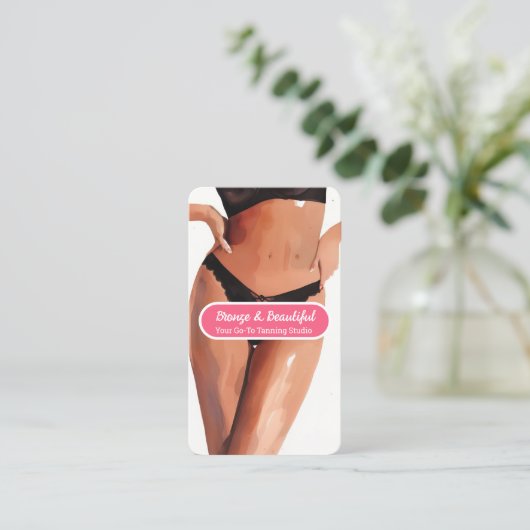 Carte De Visite Tannage (Debout devant)