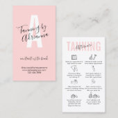 Carte De Visite Tanning Aftercare (Devant / Derrière)