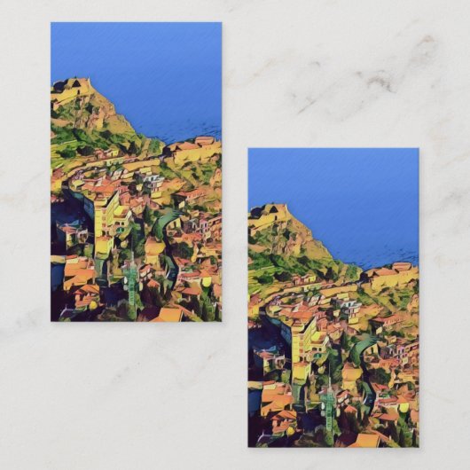 Carte De Visite TAORMINE - Sicile - (Devant / Derrière)