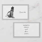 Carte De Visite Tap Dancing Kitten (Devant / Derrière)