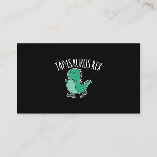 Carte De Visite Tapasaurus Rex Dance Dinosaur Dino (Dos)