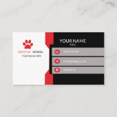 Carte De Visite Tapis créatif (Dos)