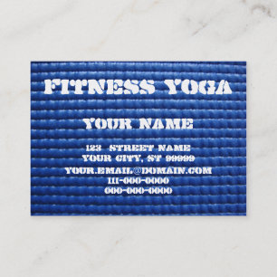 Carte De Visite Tapis de yoga