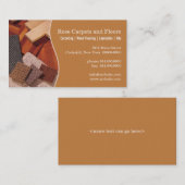 Carte De Visite Tapis et sol (Devant / Derrière)