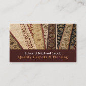Carte De Visite Tapis Motifs, Couche Tapis, Poignée (Devant)