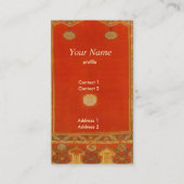 Carte De Visite Tapis oriental en style Ladik no2 (Devant)