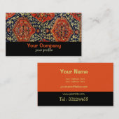 Carte De Visite Tapis Oriental n°3 (Devant / Derrière)