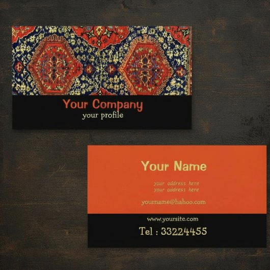 Carte De Visite Tapis Oriental n°3