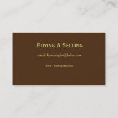 Carte De Visite Tapis persan antique (Dos)