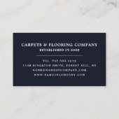 Carte De Visite Tapis Rouge, Couche Tapis, Poche (Dos)