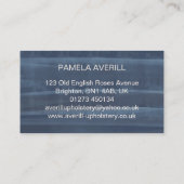 Carte De Visite Tapisserie d'ameublement de meubles antiques de (Dos)