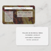 Carte De Visite taqueria / restaurant editable card  (Devant / Derrière)