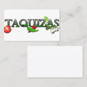 Carte De Visite Taquizas (Devant / Derrière)