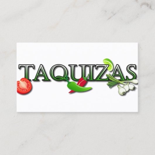 Carte De Visite Taquizas (Devant)