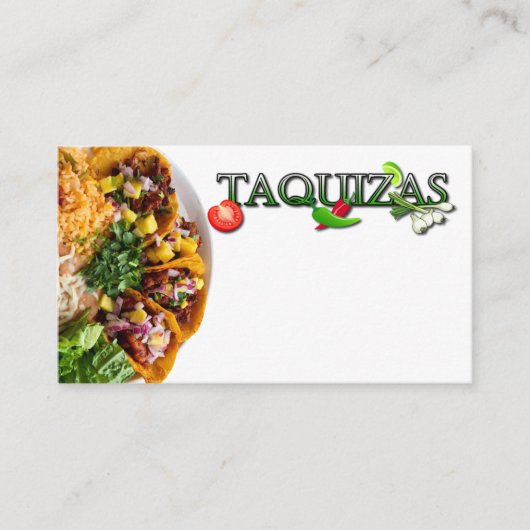 carte de visite taquizas (Devant)