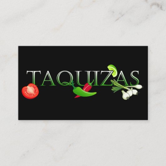 Carte De Visite Taquizas (Devant)